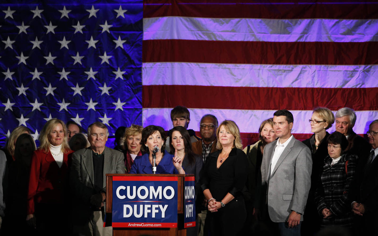 Re-election night, 2010